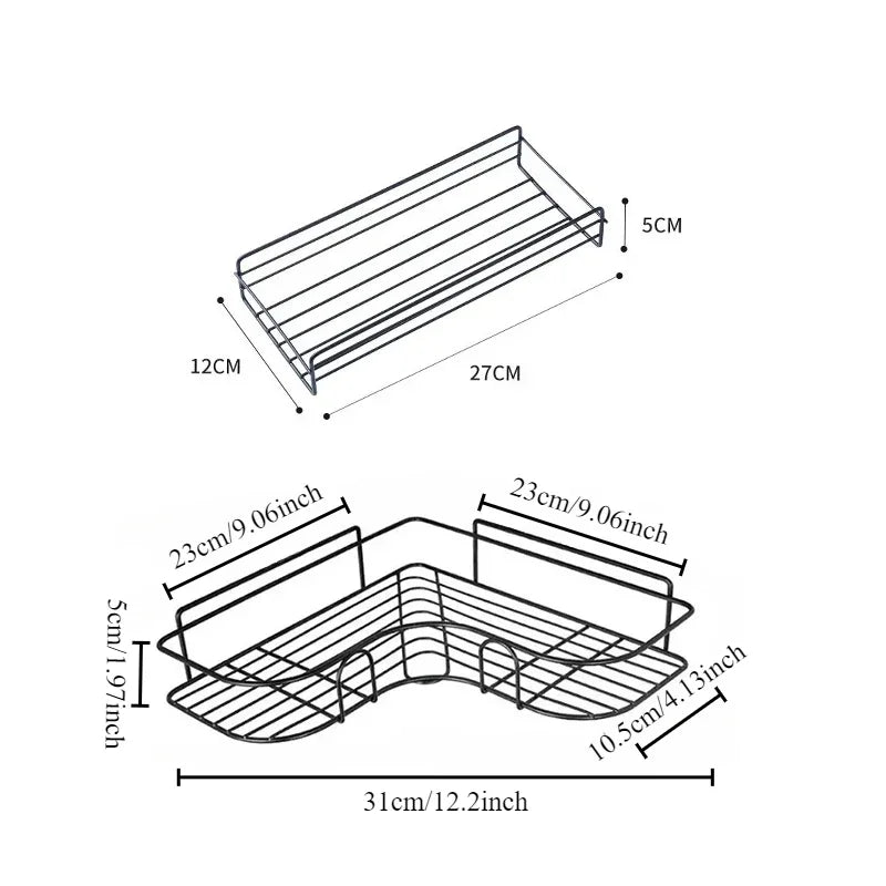 Estante de Baño de Pared 