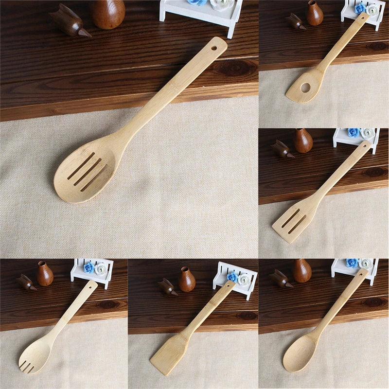 Juego de Utensilios de Cocina de Madera